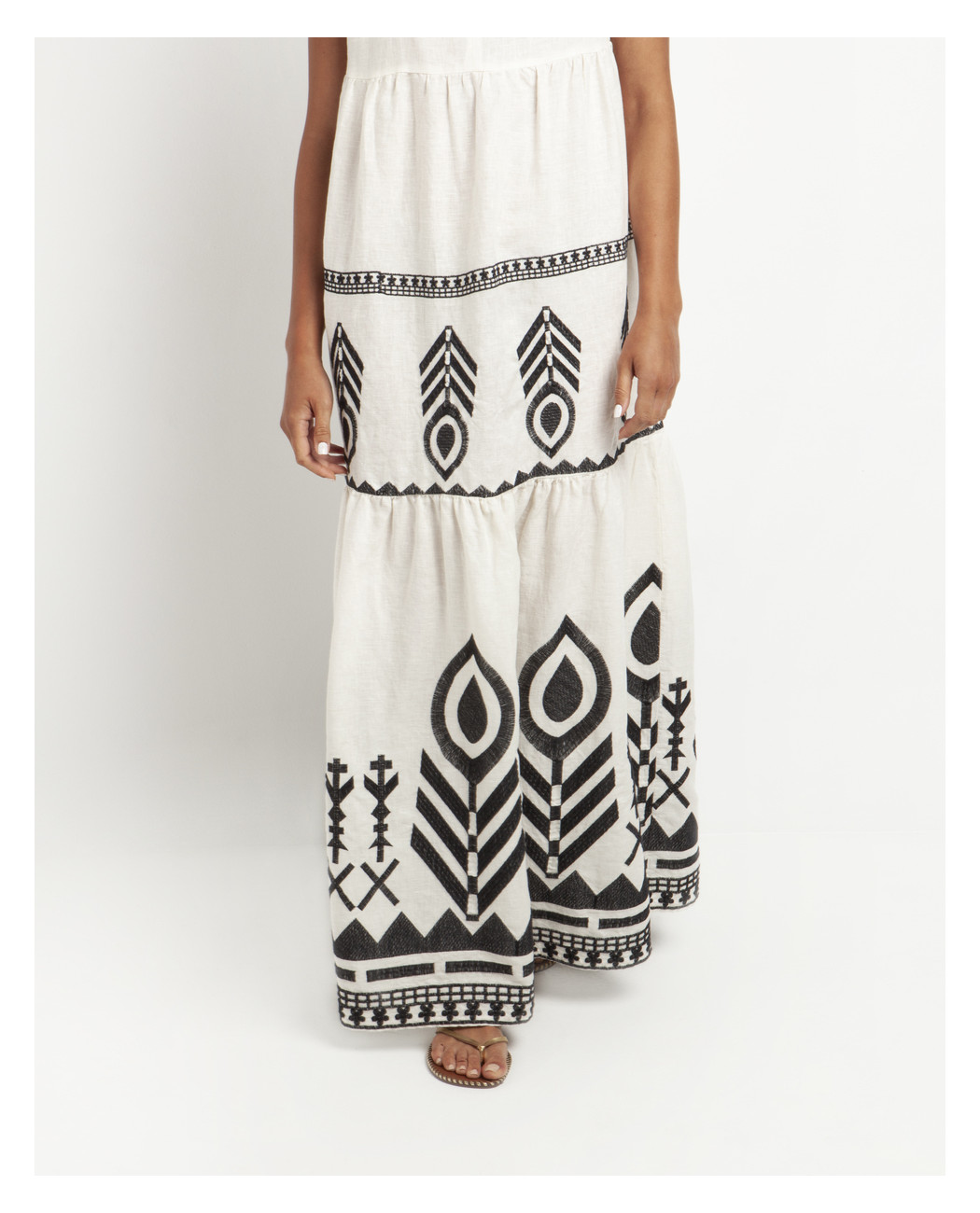 LONG EMBROIDERED DRESS LONG EMBROIDERED DRESS