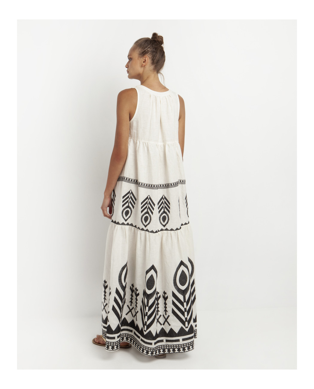 LONG EMBROIDERED DRESS LONG EMBROIDERED DRESS