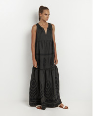 LONG EMBROIDERED DRESS LONG EMBROIDERED DRESS