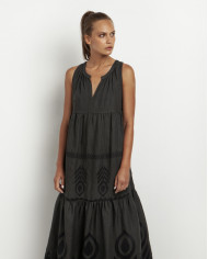 LONG EMBROIDERED DRESS LONG EMBROIDERED DRESS