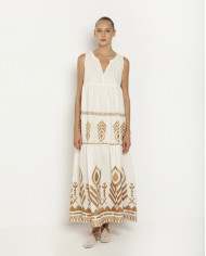LONG EMBROIDERED DRESS LONG EMBROIDERED DRESS