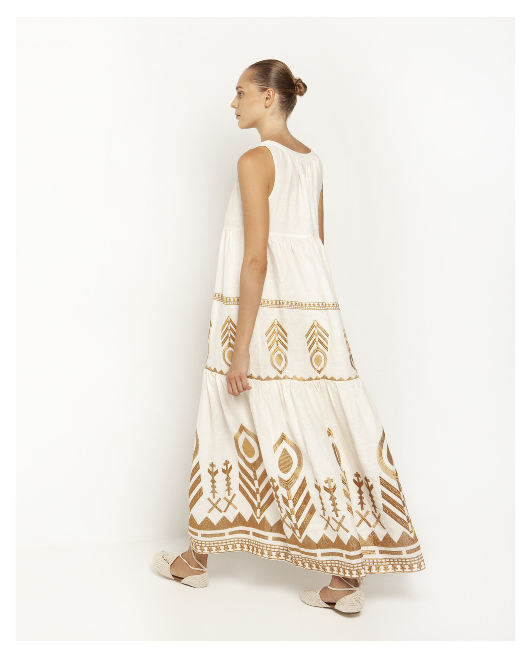LONG EMBROIDERED DRESS LONG EMBROIDERED DRESS