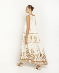 LONG EMBROIDERED DRESS LONG EMBROIDERED DRESS