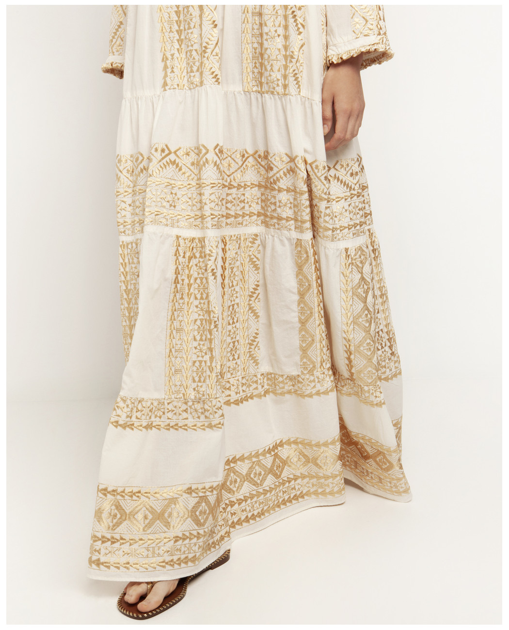 LONG EMBROIDERED DRESS LONG EMBROIDERED DRESS