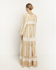 LONG EMBROIDERED DRESS LONG EMBROIDERED DRESS