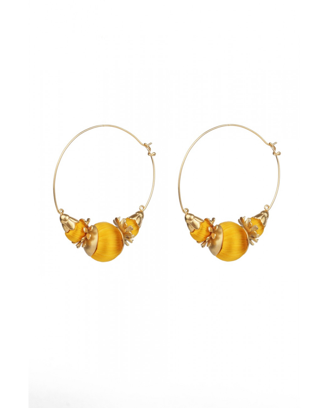 Sunflower Hoops / Yellow