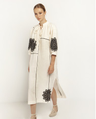 LONG EMBROIDERED DRESS LONG EMBROIDERED DRESS