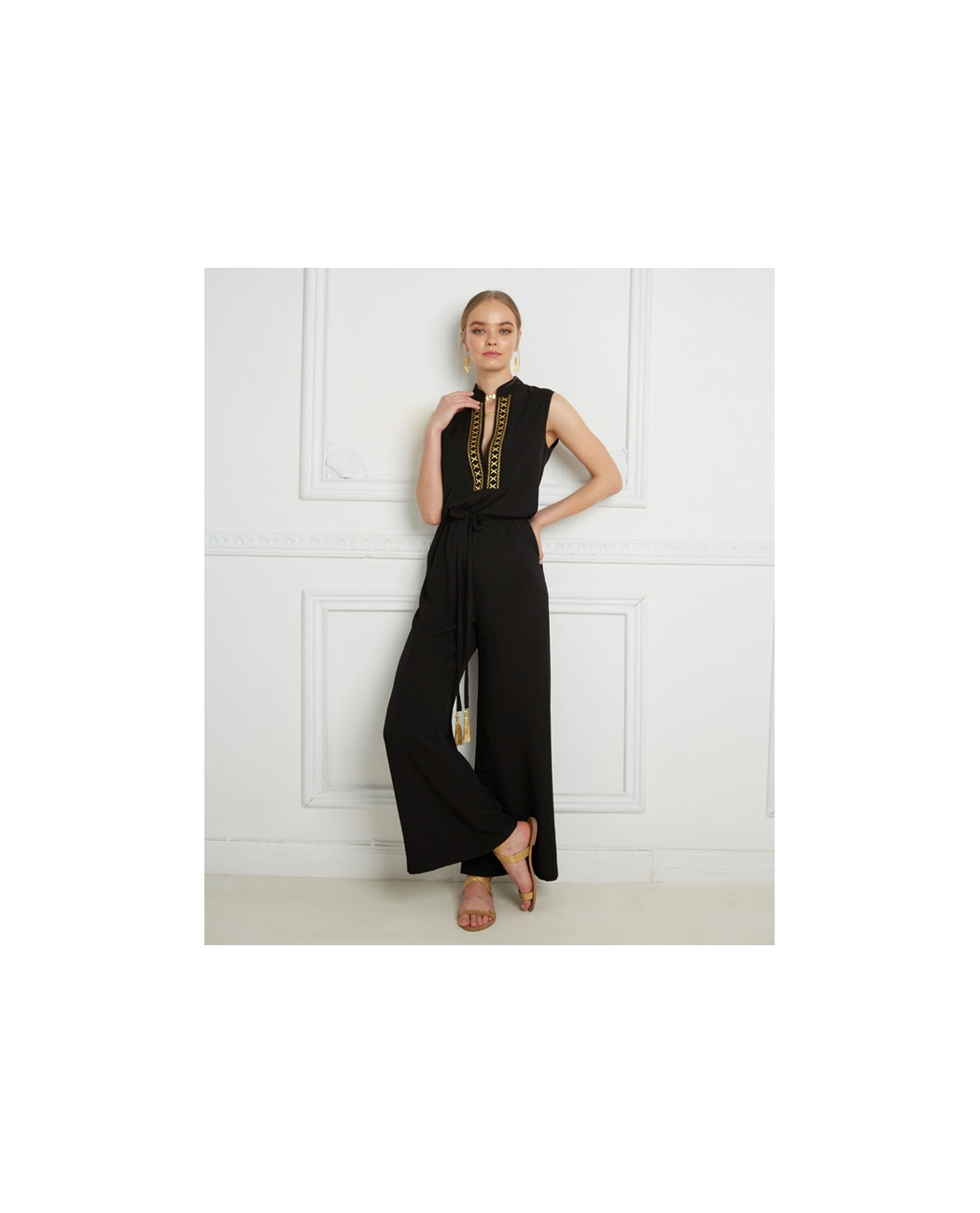 EMBROIDERED JUMPSUIT EMBROIDERED JUMPSUIT
