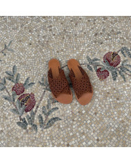 GREEK SALAD SANDALS KALAMOS TABAC