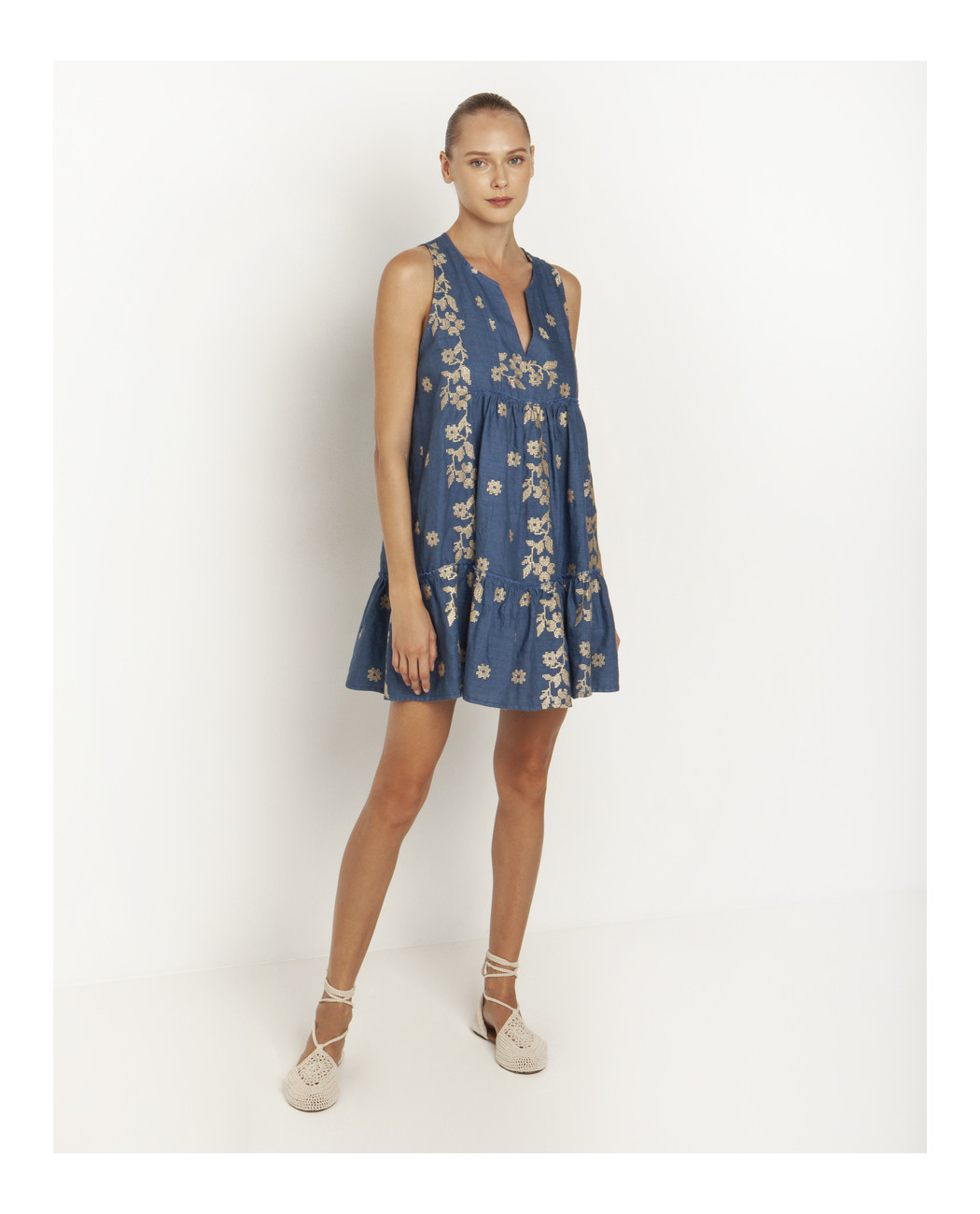 EMBROIDERED DRESS EMBROIDERED DRESS