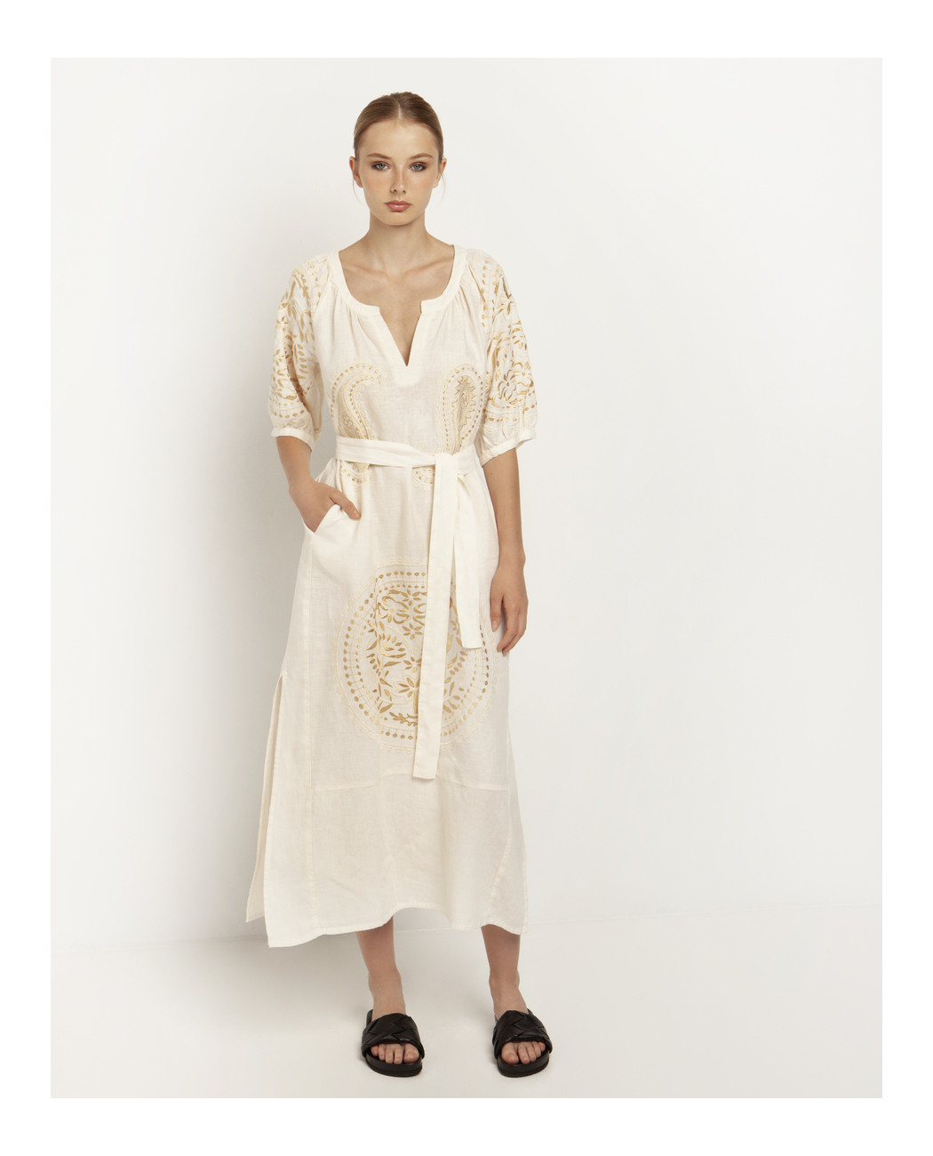 EMBROIDERED DRESS EMBROIDERED DRESS