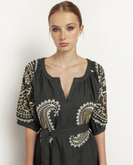 EMBROIDERED DRESS