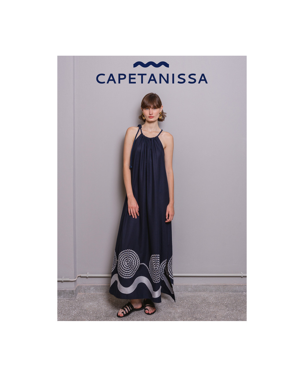LONG DRESS "KLIMENI" LONG DRESS "KLIMENI"