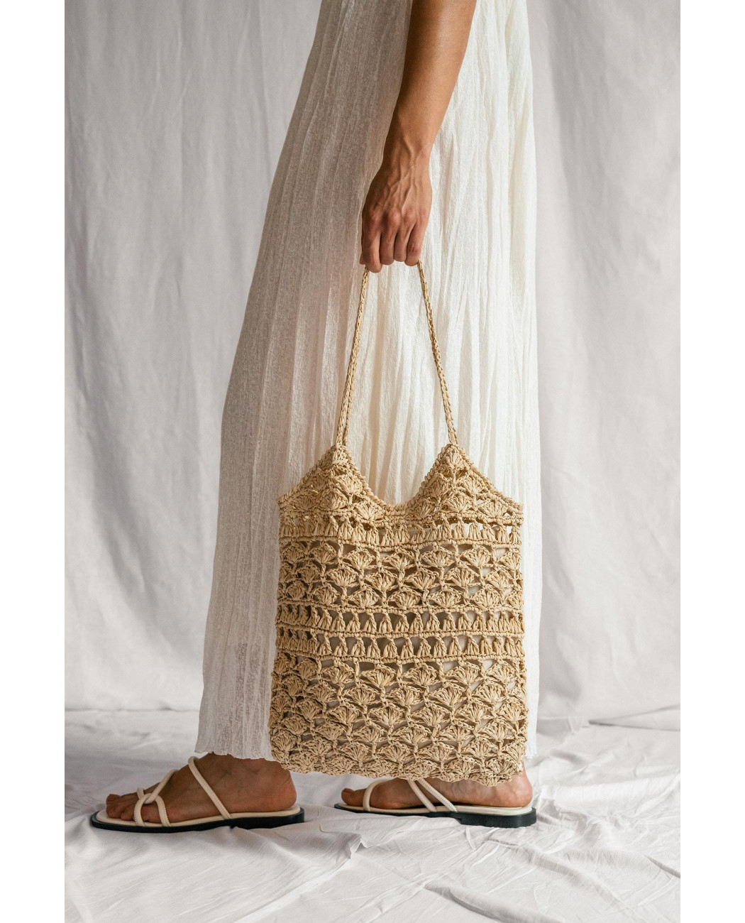 Anemone Tote in Natural Anemone Tote in Natural