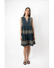 EMBROIDERED DRESS
