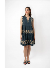 EMBROIDERED DRESS