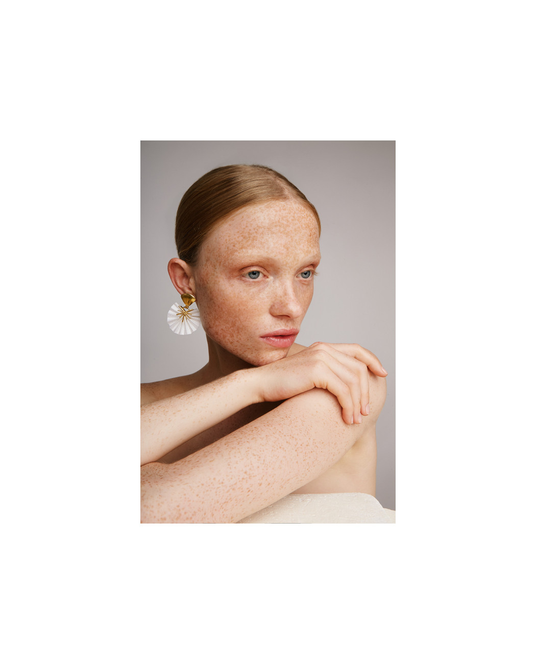 Sparkle mini fan extra small/ White