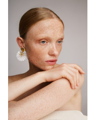 Sparkle mini fan extra small/ White