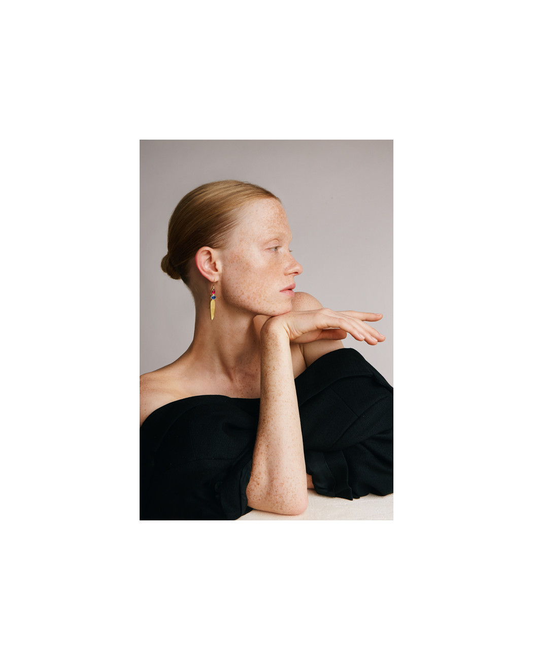 Crystal Sense Earrings Small Blue / Fuchsia