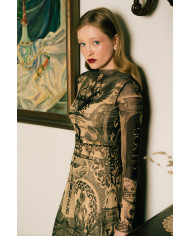 VALENTINE'S MESH LONG DRESS