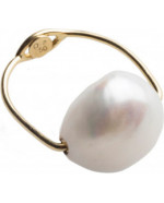 Wire Pearl Ring