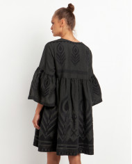 SHORT EMBROIDERED DRESS