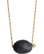 Pebble and Diamond Necklace