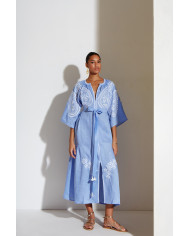 EMBROIDERED DRESS "ARETI"