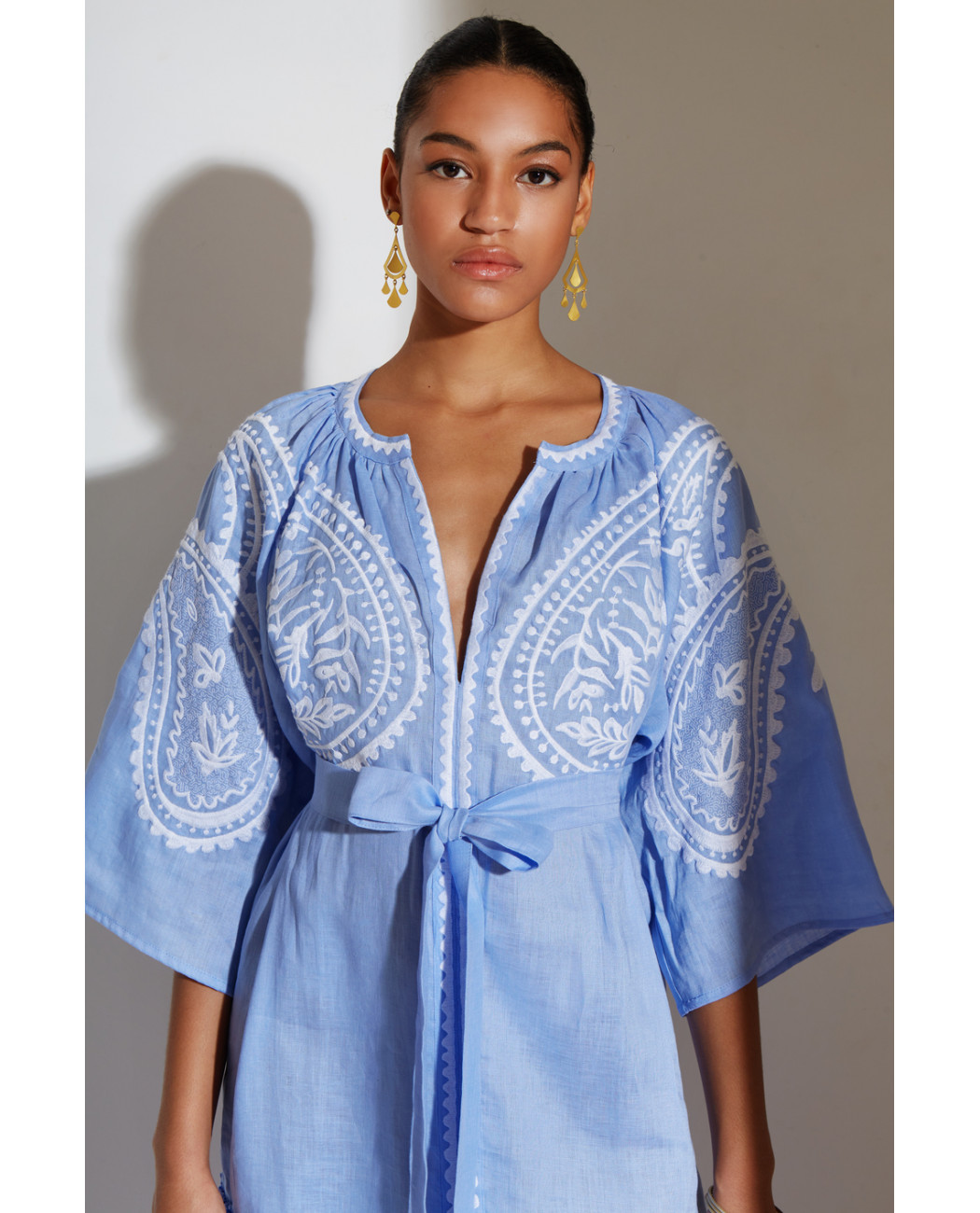 EMBROIDERED DRESS "ARETI" EMBROIDERED DRESS "ARETI"