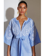 EMBROIDERED DRESS "ARETI"