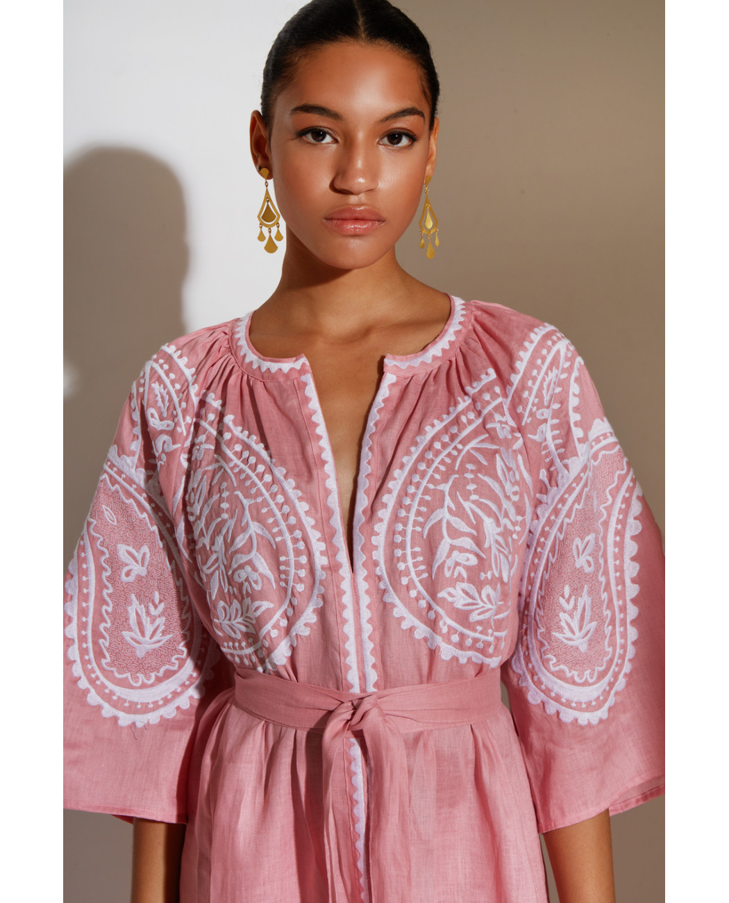 EMBROIDERED DRESS "ARETI" EMBROIDERED DRESS "ARETI"