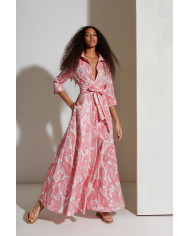 LONG EMBROIDERED DRESS