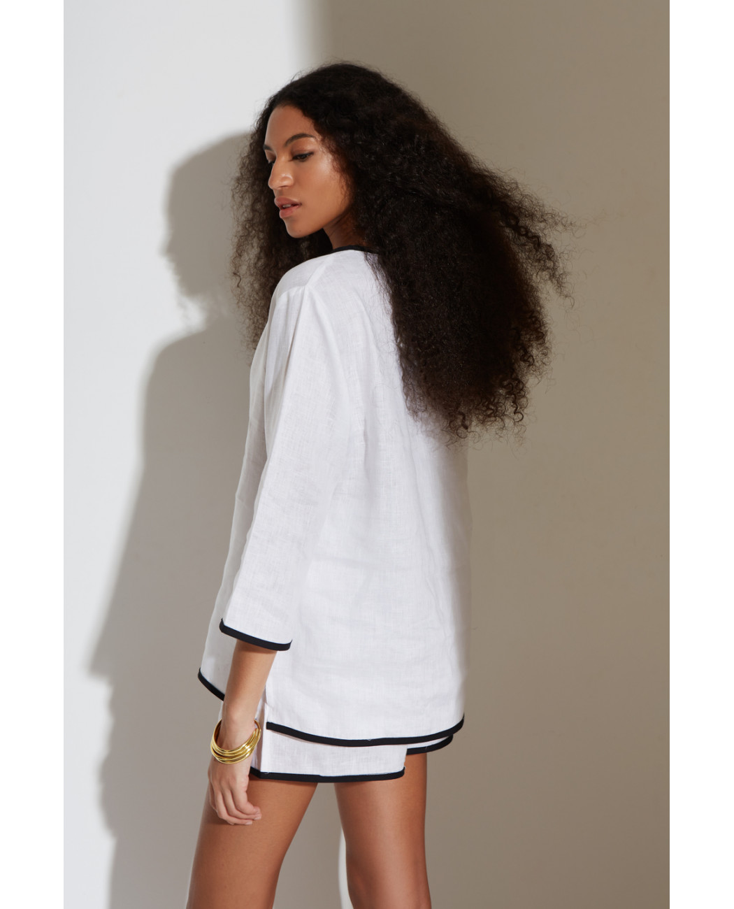 TOP BLOUSE AND SHORTS SET TOP BLOUSE AND SHORTS SET
