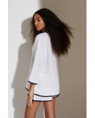 TOP BLOUSE AND SHORTS SET TOP BLOUSE AND SHORTS SET