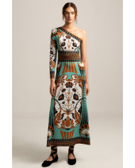 ARABESQUE ONE SHOULDER MAXI DRESS