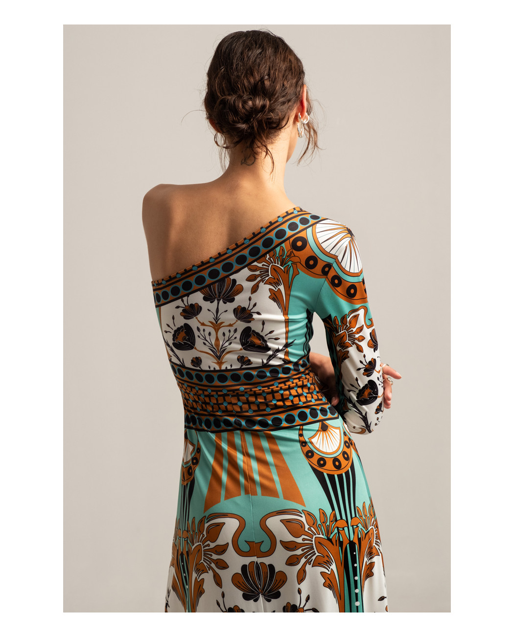 ARABESQUE ONE SHOULDER MAXI DRESS ARABESQUE ONE SHOULDER MAXI DRESS