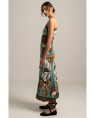 ARABESQUE ONE SHOULDER MAXI DRESS