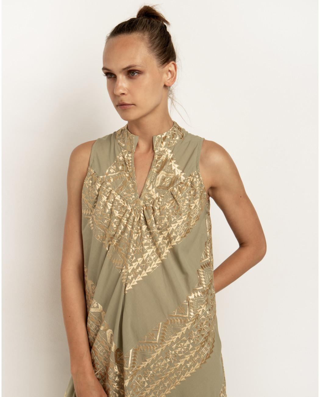 EMBROIDERED DRESS EMBROIDERED DRESS