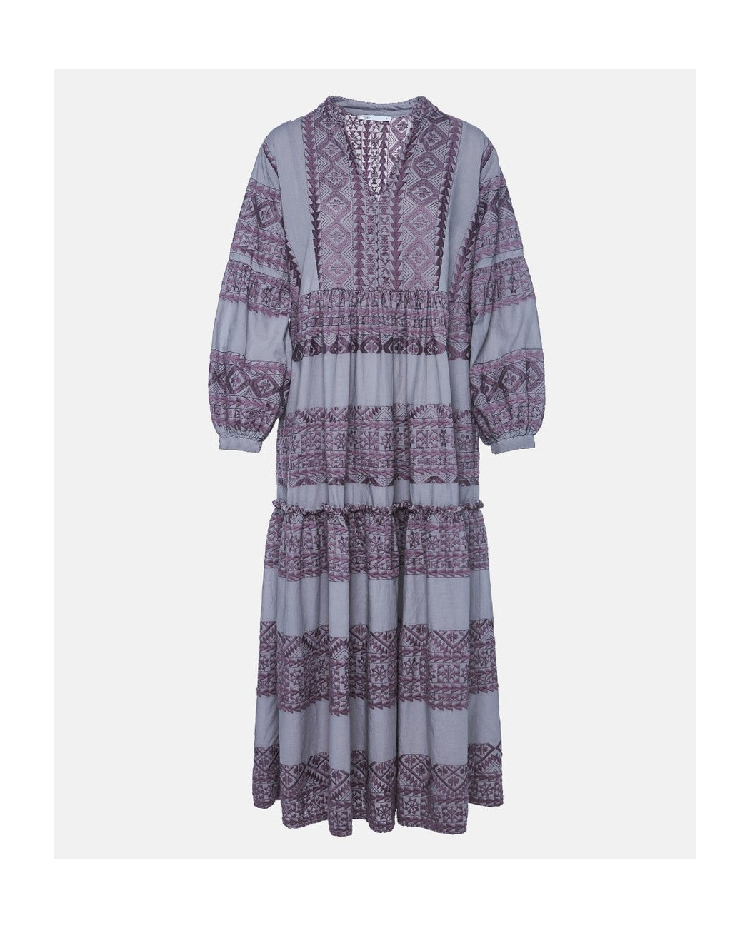 LONG EMBROIDERED DRESS LONG EMBROIDERED DRESS