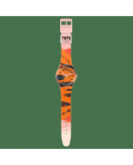 BARNS-GRAHAM'S ORANGE AND RED ON PINK