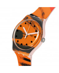 BARNS-GRAHAM'S ORANGE AND RED ON PINK