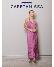 AMBER SILKY SLIT LONG DRESS AMBER SILKY SLIT LONG DRESS