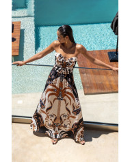 ANATOLIA STRAPLESS MAXI DRESS