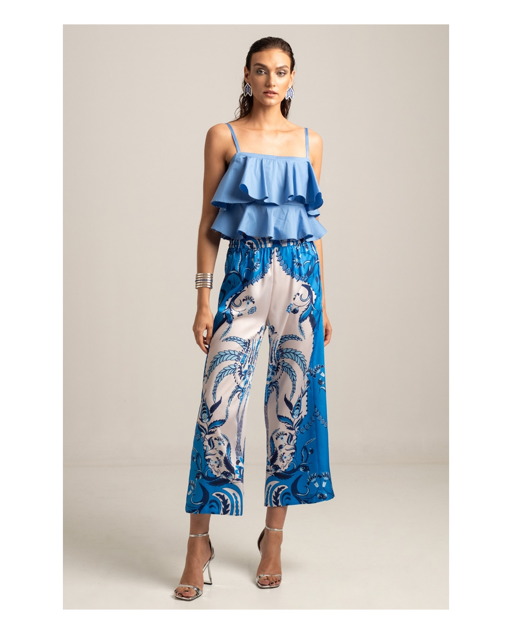 DAMASK SILKY PANTS DAMASK SILKY PANTS
