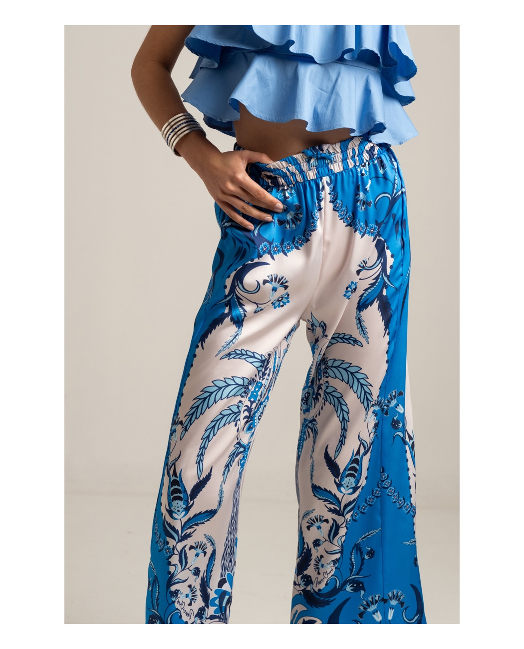 DAMASK SILKY PANTS DAMASK SILKY PANTS