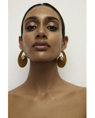 Selini Hoops / White