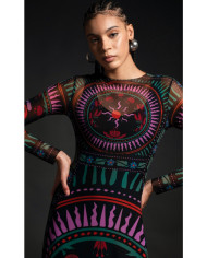 INFINITY LONG DRESS -Mesh