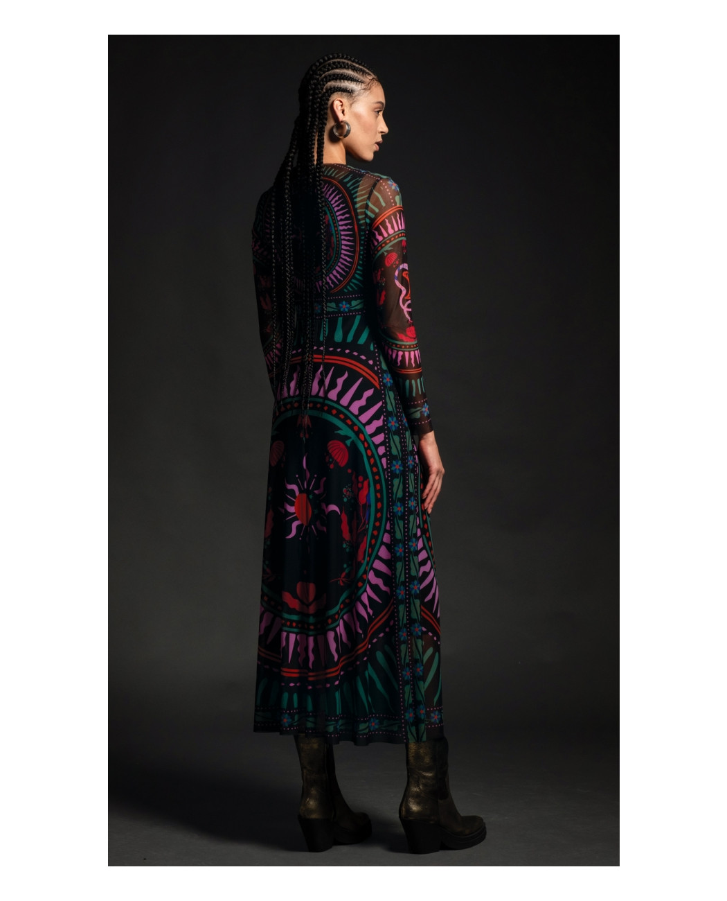 INFINITY LONG DRESS -Mesh INFINITY LONG DRESS -Mesh
