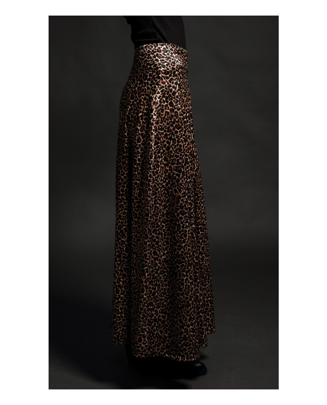 ANIMISM LONG SKIRT -Silky ANIMISM LONG SKIRT -Silky