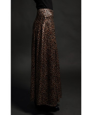 ANIMISM LONG SKIRT -Silky
